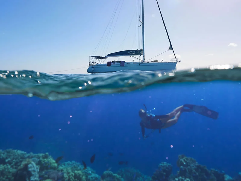 Free Diving Eco friendly yacht